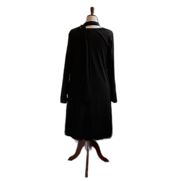Eloquii Mini Ruched Scarf Dress, Size 22, in Black - Picture 5 of 9